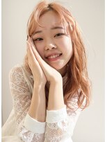 olu.hair新安城/髪質改善/ショート/白髪ぼかし/縮毛矯正【 9/7 NEW　OPEN（予定）】&nbsp;オレンジカラー