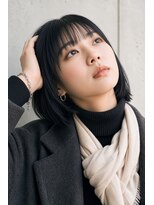 コートフィールエー(CO_T feel.a)&nbsp;乾かすだけでまとまる束感シースルーのぷつっとボブ