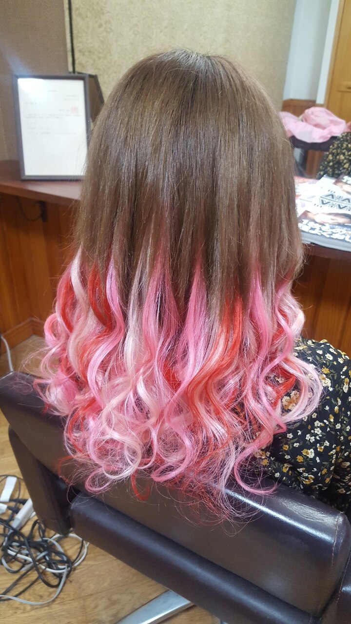 エクステ100g ピンク系：L051909213｜エクステンション クーチャー