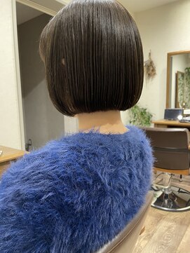 サク(Sac.) まとまるボブ×柔らかベージュ　Sac.栃木優佑