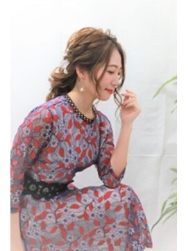 ラエラ 五反田店(laera) ゆるふわポニーテール/結婚式・デートスタイル