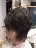 ヘアサロンアンドヘアメイクディー(hair salon hair make D)&nbsp;仙台D　ポイントパーマ×ウルフレイヤー×ショートソバージュ