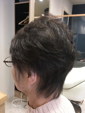 ヘアサロンアンドヘアメイクディー(hair salon hair make D) 仙台D ポイントパーマ×ウルフレイヤー×ショートソバージュ