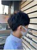 20代30代愛されモテメンズヘア黒髪ナチュラル無造作ニュアンス