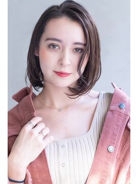 アルテ(ARTE) 【ARTE表参道/青山】大人可愛い小顔ひし形ボブ×イルミナカラー