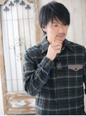 ≪mod's men≫ラフな動きで大人無造作ロングウルフe