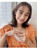 ベージュ/ハイトーン/レイヤー/ボブ/韓国/髪質改善/透明感/立川