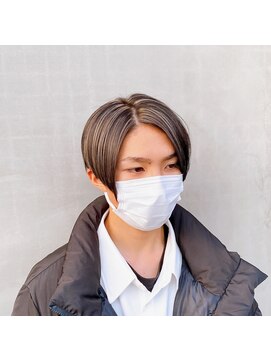 グラードヘアー(Grado hair) 前下がり×ハイトーンメッシュ