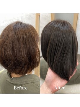 エクラートリアーラ 藤沢店(ECLART Reala) 縮毛矯正ビフォーアフター［藤沢髪質改善］