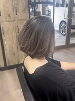 ヴィフ 大船(VIF)&nbsp;バレイヤージュケアブリーチショートヘアショートボブカット