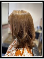 リレーションヘアーデザイン(Relation hair design)&nbsp;ゆる巻きセミロング