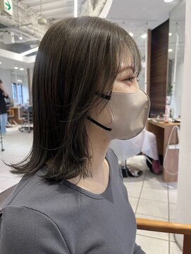 ボヌール オオサカ(Bonheur OSAKA) 明るすぎず暗すぎない透明感アッシュカラー