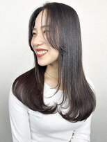 リサ グランシェ(RISA granche) 髪質改善トリートメント　韓国風ロング　ダークグレー