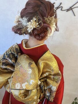 リンク(Link) 【Link】ヘアセット/ヘアアレンジ/成人式/卒業式/ツインシニヨン