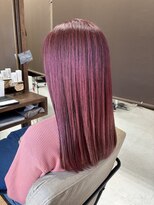 ムク バニラ モカ ラテ(MUKU vanilla/moca/ratte)&nbsp;ロング＋マゼンタピンク