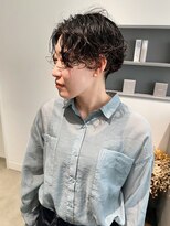 エイゾー 銀座(EIZO)&nbsp;かりあげショート/ショートパーマ/センターパート/パーマ