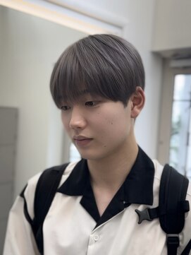 ログ オモテサンドウ(L.O.G OMOTESANDO) シースルーマッシュ  シルバー ハイトーン