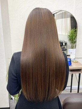 アンフィニー 銀座(ANFINI) 東京　銀座　髪質改善トリートメント　まとまる艶感