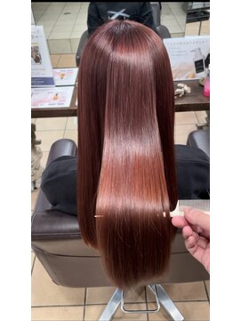 リー 甲子園(Lee) 髪質改善カラー　ピンクブラウン