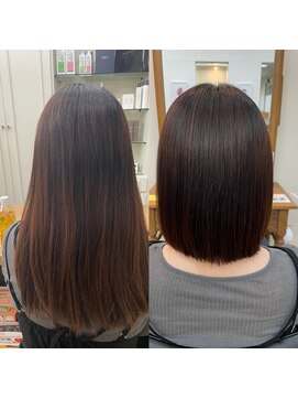 アメリ(Ameri) -Ameri-藤川☆ボブ×美髪矯正【浜町/ショート/ボブ/髪質改善】