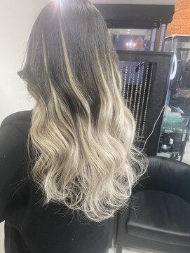 ヘアーデザイン ジェルム(Hair Design germe) プルエクステでギャルグラデーション  #しのだスペシャル