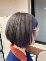マティーナ ヘアー 池袋(Matina hair)&nbsp;【前下がりボブ/インナーカラー/ラベンダー】20代30代40代50代