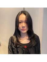 【RIN】ワンカールで可愛いミディアムレイヤー