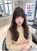 顔周りカット/小顔カット/透明感カラー/韓国風/レイヤーカット
