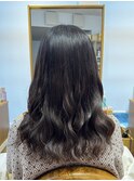コテ巻き風パーマ
