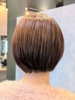 ザ ラブズ ラフズ ヘアー 本店(the loves laughs hair) フェミニンショートボブ/丸みボブ/ショコラブラウン