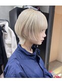 マッシュウルフ／ウルフカット／ブロンド
