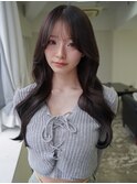 ANGELICA シアーブラック 韓国風 レイヤーカット