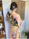振袖/着付け/ヘアセット/結婚式/結納