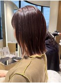 くびれボブ☆髪質改善トリートメント☆ハイライト☆パッツンボブ