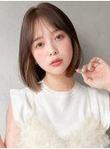 アプリコットオレンジくびれヘアハイライトカラー夏