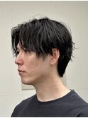 センターパート　ゆるツイスパ