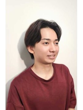 オールデイハローズ 京都駅前店(ALL DAY HELLO`S) メンズ　ナチュラルセンターパートショート