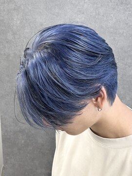 アイトーキョー 渋谷(AI TOKYO) センターパート/ローライト/デザインカラー/ブルーカラー
