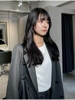 ソワンドゥブレスシエン 堀江店(soin de brace CIEN)&nbsp;韓国前髪顔周りロング×レイヤーグレージュ[堀江/髪質改善]