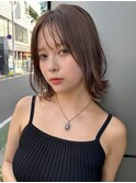 外ハネレイヤーボブベージュ　n7.11.17