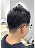 30代　　爽やか刈り上げ2ブロック / 倉敷　メンズ　ヘッドスパ