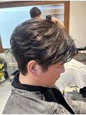 フェザーパーマ/津田沼/メンズパーマ/ハイトーン/ブリーチ