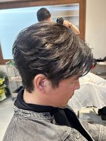 アトラクト バイ ラック 津田沼(Attract by LUCK) フェザーパーマ/津田沼/メンズパーマ/ハイトーン/ブリーチ