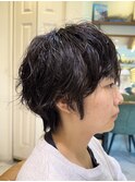 大人ガーリー/レイヤーショート/前髪白髪/20代30代40代50代/大宮