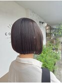 ぱつっとボブ
