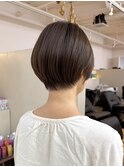 ショート/ショートボブ/マッシュショート/ブラウンカラー