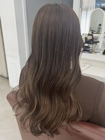 ヘアーアイスカルテット(HAIR ICI QUARTET)&nbsp;透明感グレージュロング◎ブリーチなしカラー大人可愛い夏