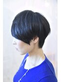 Licca　黒髪前下がり小顔ショート