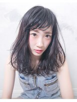 カムジーヘッド(COMEGHEAD)&nbsp;ニュアンスロブ×シースルーバング【熊本/南区/平成/平成駅】