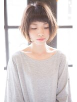 ヘアーバランス(hair BALANCE) ショートバング☆前下がりボブ